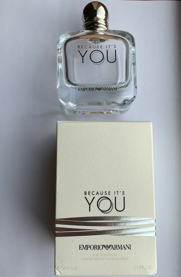 Emporio Armani Because It’s You edp 100ml empty bottle - collectable/decor