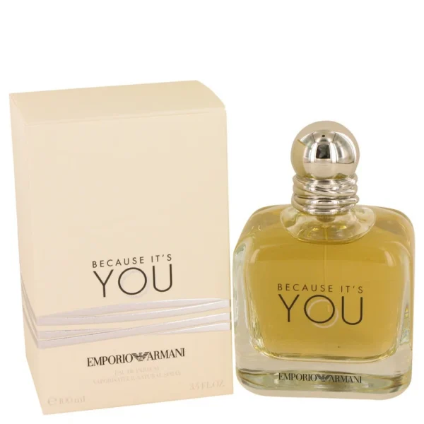 Emporio Armani Because It’s You Eau De Parfum 3.4 oz / 100ml Women’s Perfume
