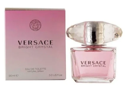 Versace Bright Crystal Eau De Toilette 3.0 oz / 90ml, Women’s Perfume New In Box