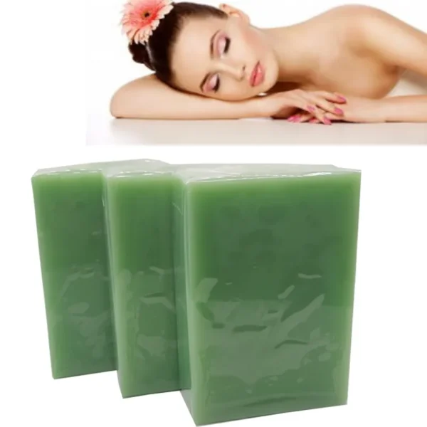 Handmade Herbal Soaps All Natural Herbal Soaps Aloe Soothing Wholesale Customized Face and Body Aloe Vera Essence Soaps