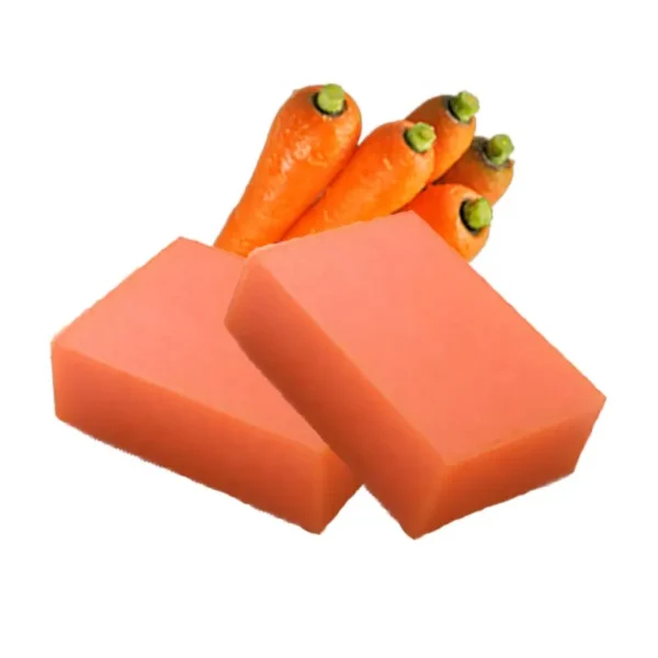 High Quality OEM Melt and Pour Soap Herbal Handmade Toilet Soap Carrot Whitening Soap for Body Face