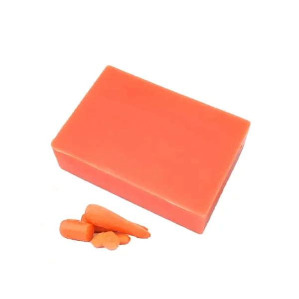 OEM Wholesale Whitening Carrot Soap Bar Handmade Bar Cleansing Moisturizing Feature
