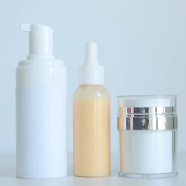 Skin Care Set Anti Acne Tea Aloe Facial Foam Whitening Papaya Face serum High Purity VC Peptide Eye Cream for Skin