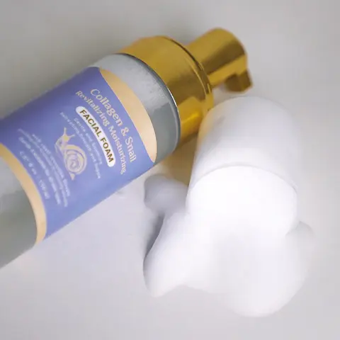 Wholesale Snail Deep Repair Moisture Face Cleansing Moisturizing Facial Foam Cleanser