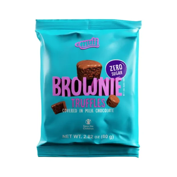 Brownie truffles sugar free in bites 2.8oz (Pack of 10)