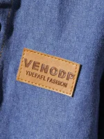 Spring And Autumn Baby Boy Denim Long-Sleeved Shirt + Long Pants Set Casual Comfortable Simple And Soft Set - Image 6