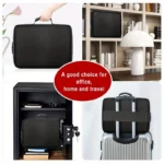 1pc Waterproof Document Storage Bag with Lock - Large Capacity for Office, Business, and Home - Organize Certificates, Passports - Image 4