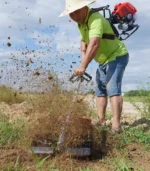 Multifunction Brush Cutter Grass Trimmer Hedge Trimmer Chainsaw Soil Cultivator Weeding Machine All In One Garden Tool For Lawn - Image 3