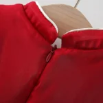 Girls' Autumn Long sleeved Lace Lace Princess Dress with Embroidered Pan Button Chinese Style Baby Dress - Image 6