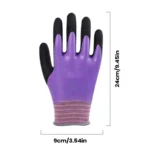 Protective Gloves Gardening Gloves Latex Work Gloves Waterproof Anti Slip Durable Planting Digging Outdoor Work Cleaning Gloves - Image 6