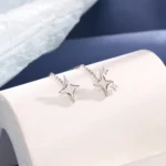 Ventfille 925 Sterling Silver Star Earring for Women Girl Simple Tassels Chain Fashion Office Jewelry Gift Dropshipping - Image 4