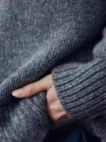 European goods high-end 100 pure cashmere sweater female autumn and winter new loose thick soft waxy senior feeling - Image 5