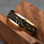 8MM tungsten ring anillos bague homme pareja de compromiso fashion jewelry Men's wedding bands couple 18K engagement rings gifts - Image 4