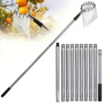 Stainless Steel Splicing Rod Fruit Picker 1.6/2.4/3.2/4M Telescopic Pole High Tree Orchard Picking Tool For Farm Garden Supplies - Image 4