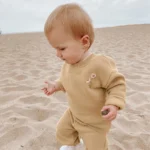 Baby Girls Clothes Set Fleece Embroidery Daisy Pullover Sweatshirt+Jogger Pants Set Girls Boys Tracksuit Toddler Girl Clothes - Image 6