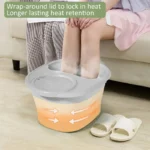 Foot Bath Bucket Massage Foot Wash Leisure Health Bucket Foldable Home Children Foot Bath Basin Portable Soak Foot Tub Foot Spa - Image 4