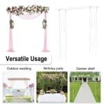 Stereoscopic Garden Arch Arbor Arbour Super Strong Metal Wedding Arch Decor Outdoor Pergola Trellis - Image 5