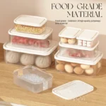 Stackable Food Storage Containers Set with Lids Leakproof Freezer Microwave Safe Fridge Organizer Kitchen Space Saving - Image 4