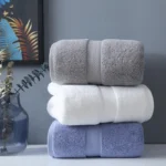Cotton Bath Towel Adult Soft Absorbent Towels Bathroom Sets Large Beach Towel Hotel Spa Towels For Home - Image 3
