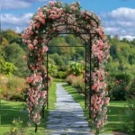 Garden Plant Climbing Frame U-Shaped Garden Trellis for Climbing Plants Vegetable - Image 4