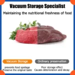 Vacuum Sealer Kitchen Food Storage Dry/Wet Food Vacuum Packing Machine Household Fresh Food Packing Machine Built-in Cutter - Image 2