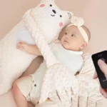 Remote Control Electric Baby Sleep Toy Cartoon Bear Shaped Plush Soothing Dolls Cartoon Baby Sleep Aid Comfort Soother Pillow - Image 4