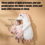 Baby Soothing Palm Automatic Palm Patting Stuffed Animal Sleep Soothers Adjustable Speed Remote Control Sleeping Buddy for Baby - Image 5