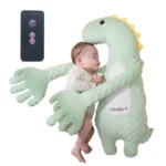 Baby Soothing Palm Automatic Palm Patting Stuffed Animal Sleep Soothers Adjustable Speed Remote Control Sleeping Buddy for Baby - Image 2