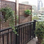 courtyard preservative wood fence fence garden fence outdoor climbing rattan balcony flower stand interior decoration partition - Image 3