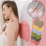 New Exfoliating Shower Massage Scraper Bathroom Non-slip Bath Mat Back Massage Brush Silicone Foot Wash Cleaning Bathing Tool - Image 2