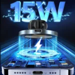 UYUXIO Strong Magnetic Wireless Car Phone Charger Adapter 15W Air Vent Car Phone Holder for iPhone 16 15 14 13 Pro Max Plus 12 - Image 3