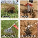 Multifunction Brush Cutter Grass Trimmer Hedge Trimmer Chainsaw Soil Cultivator Weeding Machine All In One Garden Tool For Lawn - Image 2