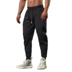 2028 New Men's sports casual trousers winter loose thick outdoor running cuff sweatpants gym American basketball training pants - Image 6