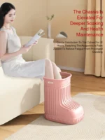 Portable foot bath barrel boot-shaped health foot bath barrel heat preservation massage winter foot bath barrel calf barrel - Image 5