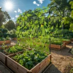 Garden Plant Climbing Frame U-Shaped Garden Trellis for Climbing Plants Vegetable - Image 3