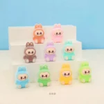 Lovely Lububu Anime Flocked DIY Action Figure Decorative Pendant Desktop Kawaii Dolls Car Ornaments Toy Christmas Gifts - Image 3