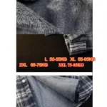 Men's Fleece Shirt Winter Thickened Long Sleeve Warm Shirts Black White Plaid Casual Button with Pocket All Matching Tops Coats - Image 6