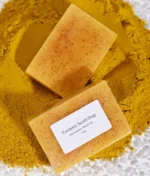Natural Turmeric Kojic Scrub Soap Cleansing Bath Soap Oil Control & Whitening Kojic Turmeric Soaps for Face,Bath, Body - Image 4