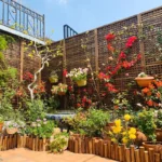 courtyard preservative wood fence fence garden fence outdoor climbing rattan balcony flower stand interior decoration partition - Image 4