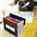13/25 Pockets Accordian File Folder Expanding File Organizer Filing Box Portable Colorful Paper/Bill/Receipt/Document Holder - Image 3