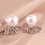 Elegant Business Pearl & Star Stud Earrings for Women Fashionable Travel Banquet Party Jewelry Accessory - Image 6