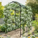 Garden Plant Climbing Frame U-Shaped Garden Trellis for Climbing Plants Vegetable - Image 2