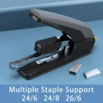 Deli 50 Sheets Heavy Duty Stapler Effortless Paper Binder School Supplies Stationery Stapler Without Staples Office Supplies - Image 5