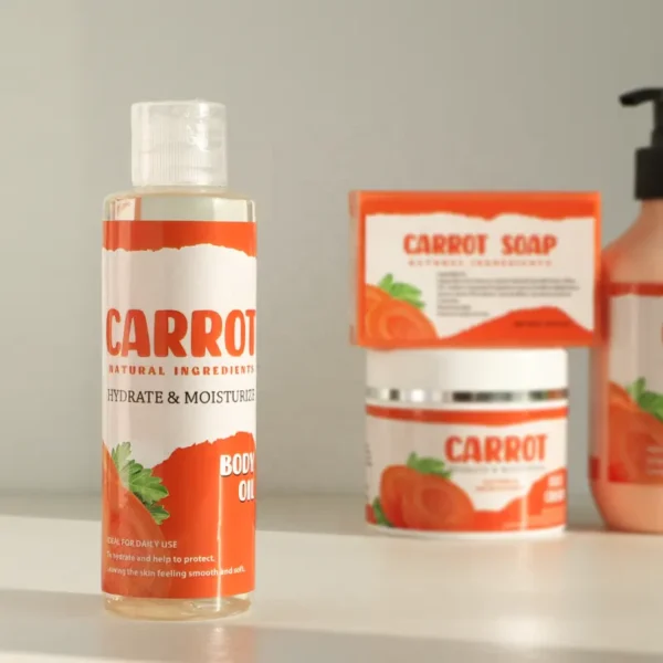 carrot body oil for deeply moisturizing organic carrot extract massage oil for skincare