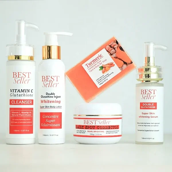 whitening cream for the skin dark spot bleaching skin care set double glutathione super skin whitening serum